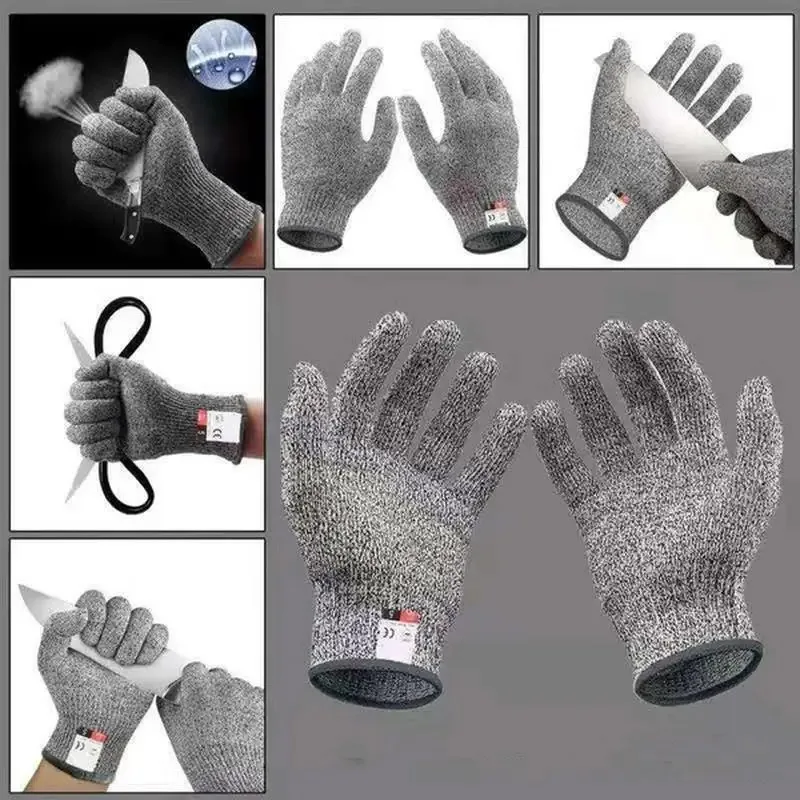 Gardening Tools Gloves - Level 5 HPPE Anti-Cut Gloves Kitchen