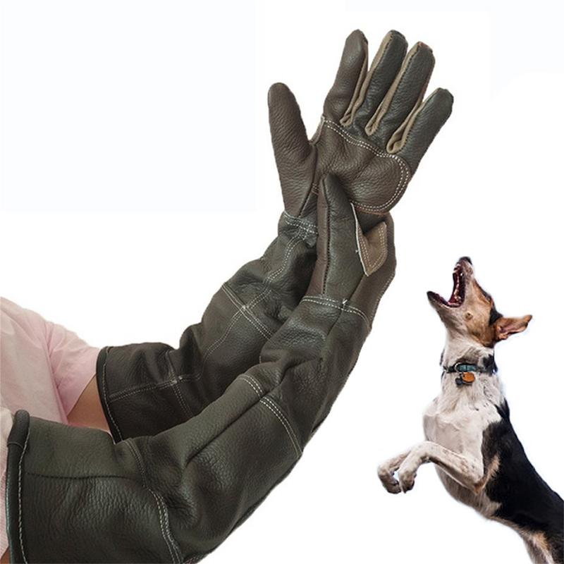 Gardening Tools Gloves - Pet Gloves Cowhide Leather Anti-grasping Anti