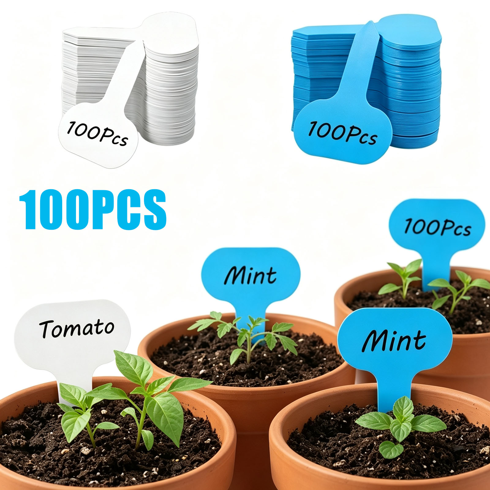 Plant Label Tags - 100PCS lant Labels Garden Marker Vegetable