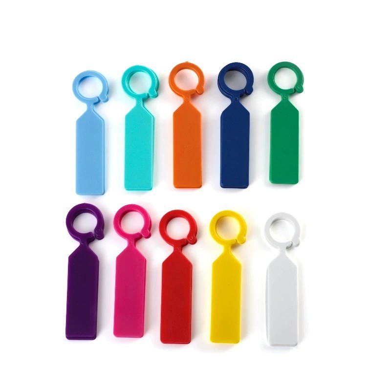 Plant Label Tags - 100Pcs Ring-Type Plant Tags Plastic Waterproof