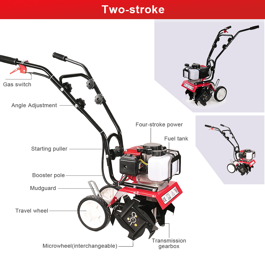 Tungfull Petrol Micro Cultivat - đánh giá và giá Gardening Tools Equipment