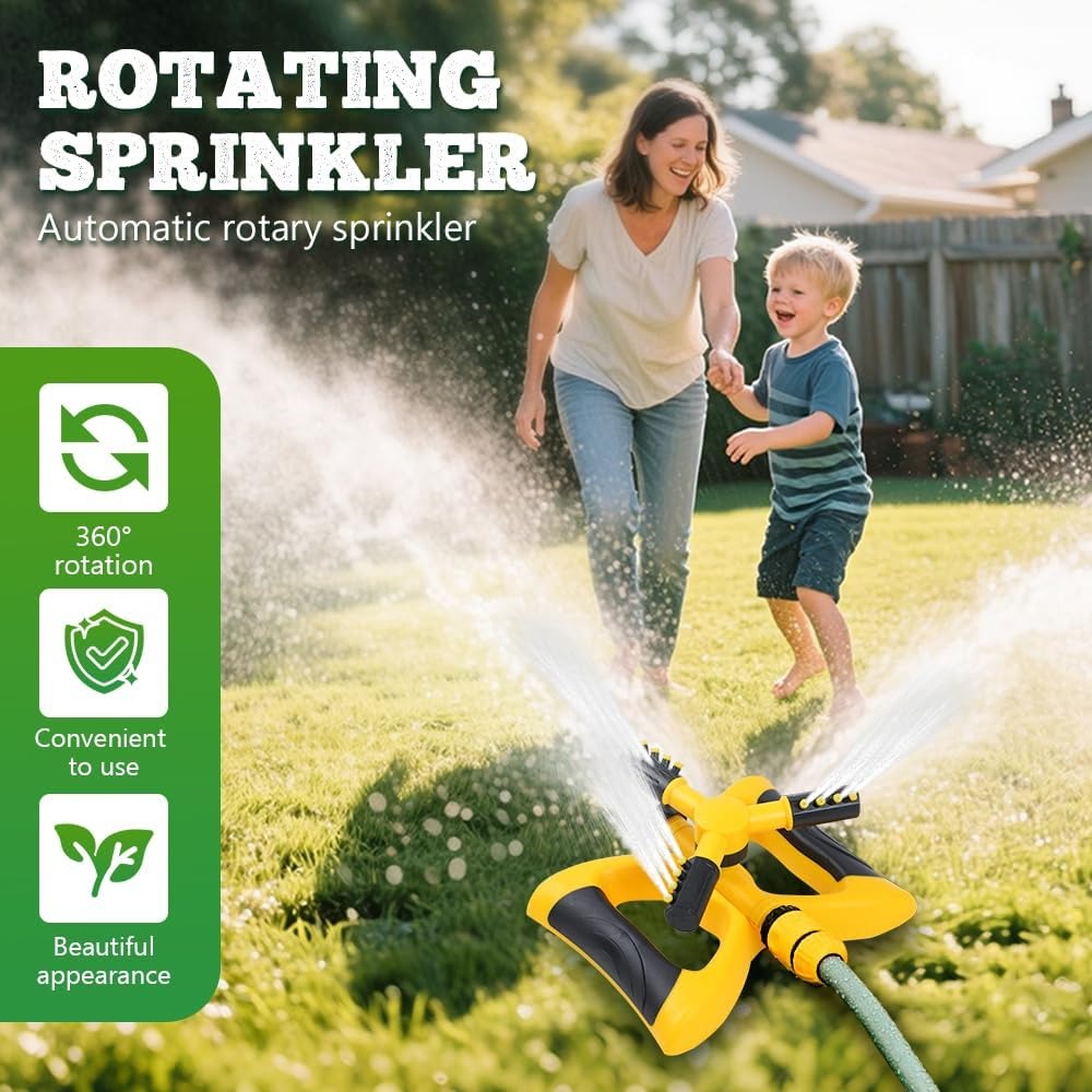 360-Degree Automatic Rotating  - đánh giá và giá Gardening Tools Water