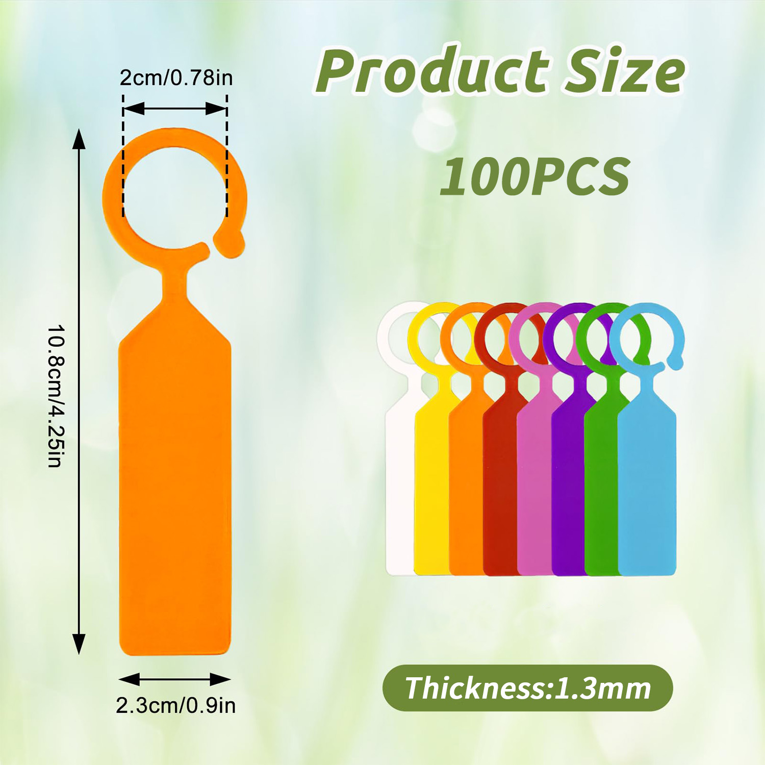100PCS 10.7x2.3CM Plastic Gard - đánh giá và giá Plant Label Tags
