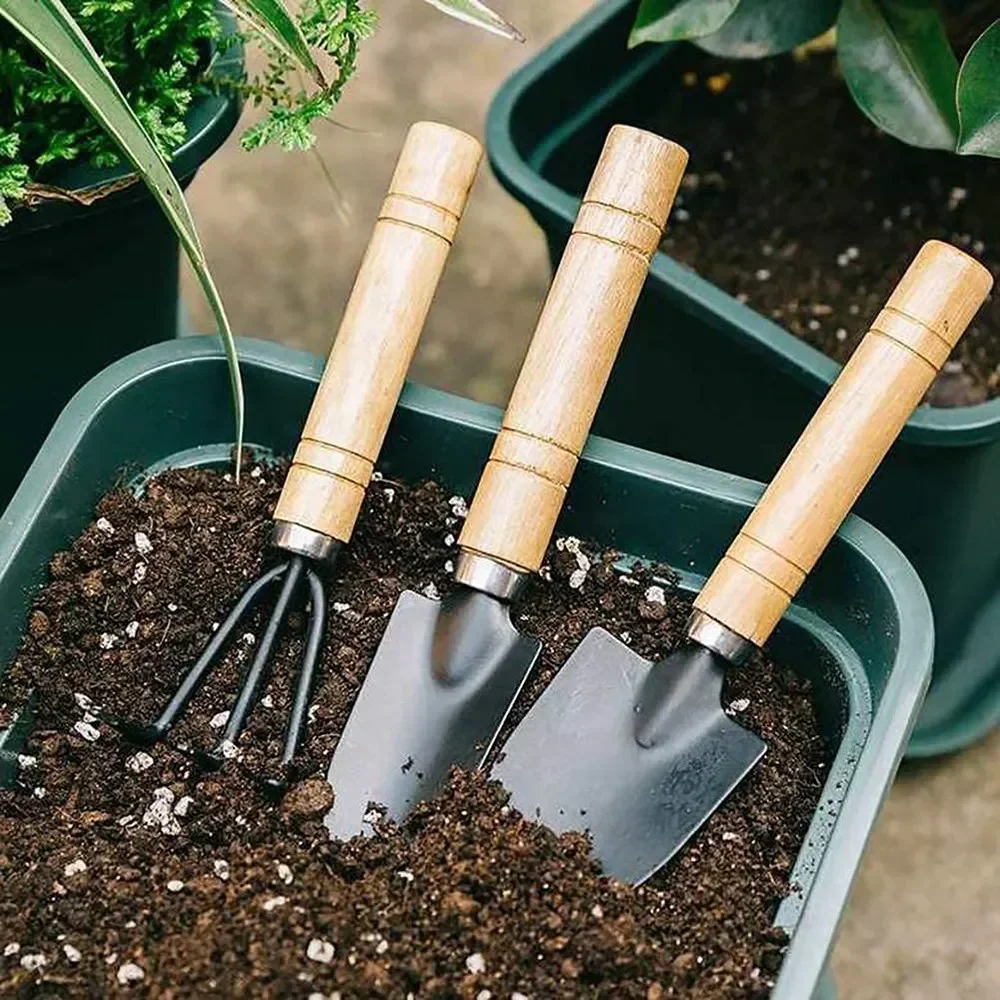 3Pcs/Set Mini Garden Tool Set  - đánh giá và giá Gardening Tools Equipment