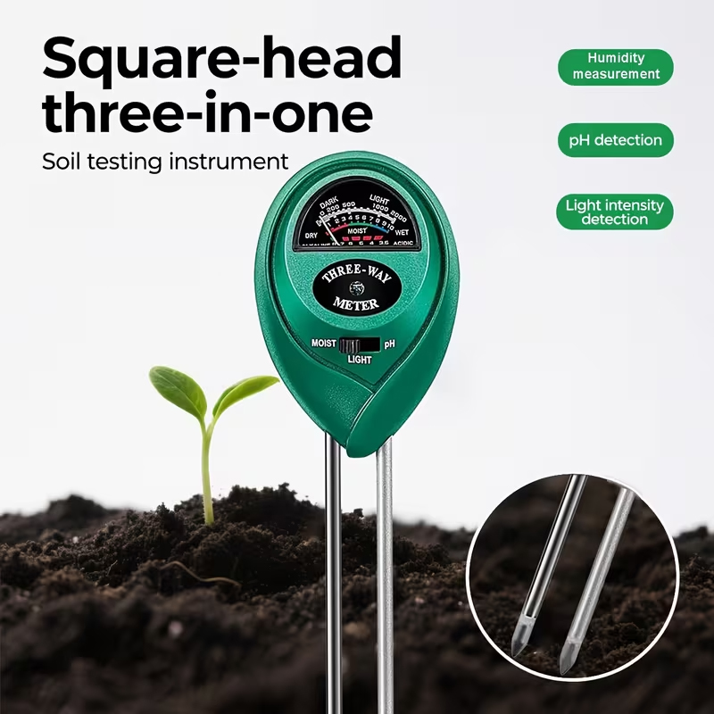 3-in-1 Soil Tester (Moisture,  - đánh giá và giá Gardening Tools Equipment