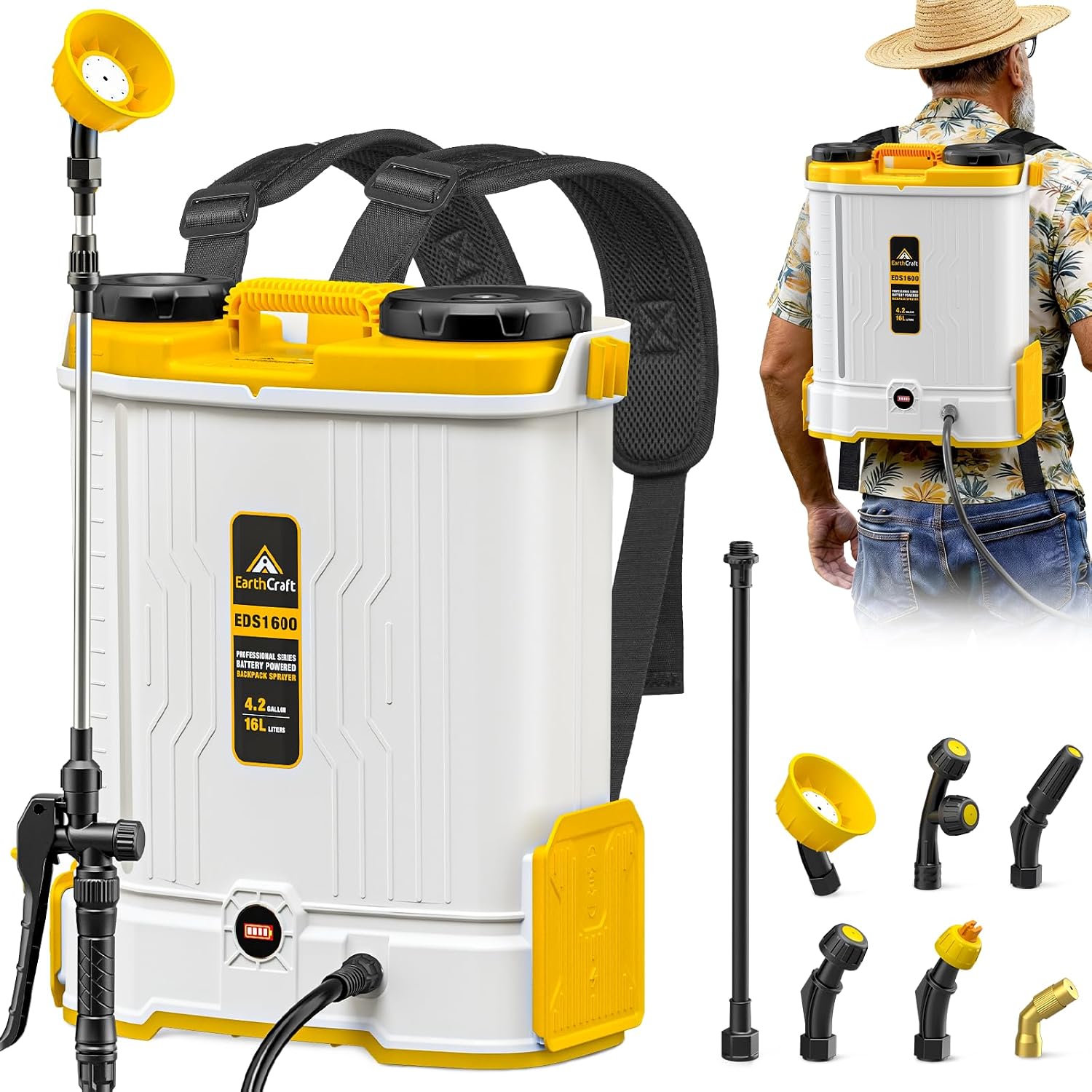 4.2 Gal Battery Powered Backpa - đánh giá và giá Gardening Tools Equipment