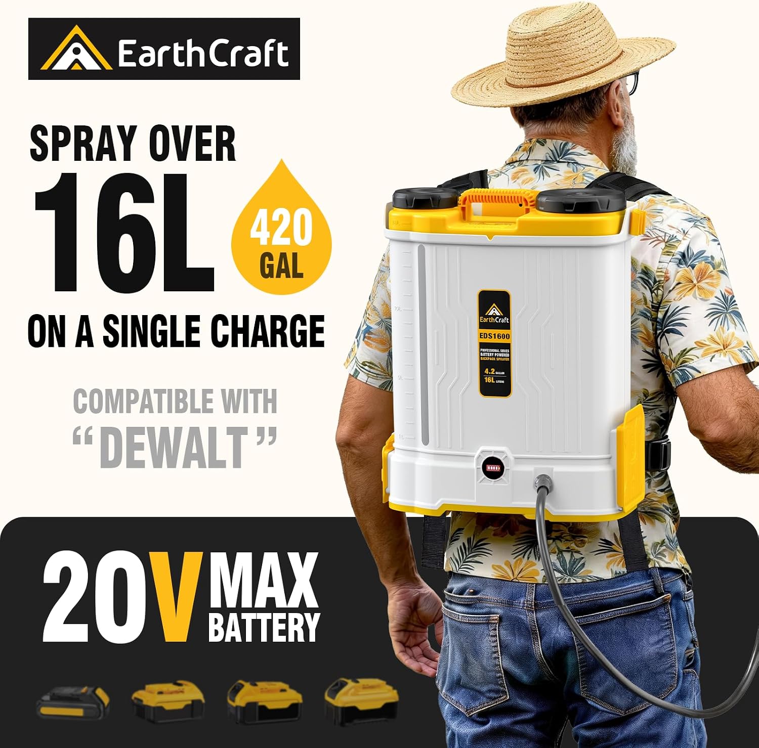 4.2 Gal Battery Powered Backpa - đánh giá và giá Gardening Tools Equipment