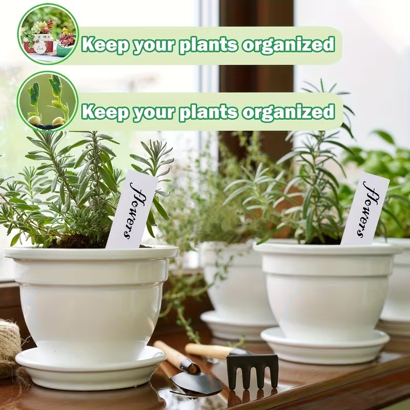 100pcs White Waterproof Plant  - đánh giá và giá Plant Label Tags